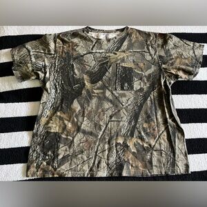 mens camo short sleeve top